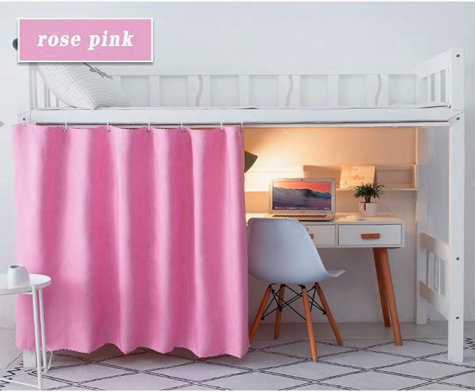 Dorm Home Solid Thicken Bunk Blackout Bed Curtains Cloth Bed Canopy Students Single Sleeper，1panel