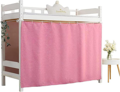 Dorm Home Solid Thicken Bunk Blackout Bed Curtains Cloth Bed Canopy Students Single Sleeper，1panel