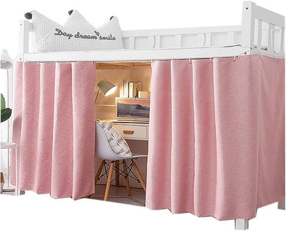 Dorm Home Solid Thicken Bunk Blackout Bed Curtains Cloth Bed Canopy Students Single Sleeper，2panel