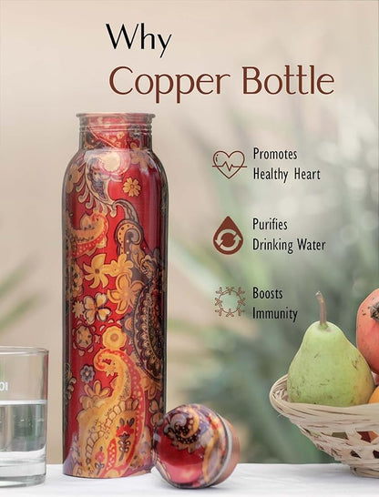 1l Water Bottles - 100% Copper Water Bottle - Copper Water Bottle Ayurvedic, Water Bottles, Adult Water Bottle, Copper Water Bottles, Copper Bottle For Drinking Water, Copper Thermos Water Bottle