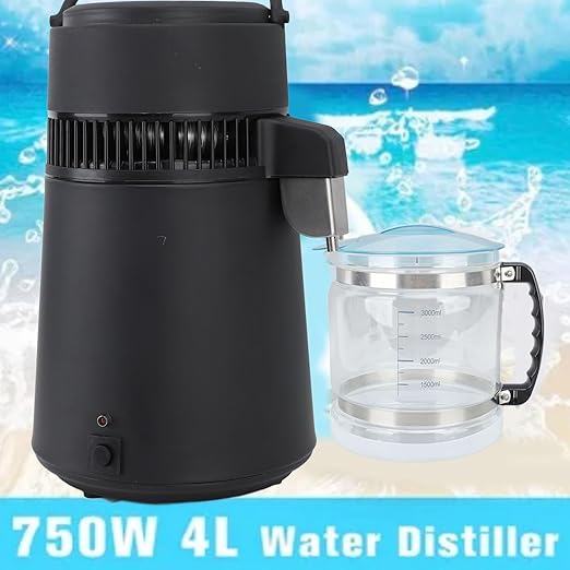 1 Gallon /4L Water Container for Distiller, Replacement Distilled Water Bottle Jug Water Carafe Portable Plastic Gallon Pot Water Canteen for Coun for Top Water Distiller Filter