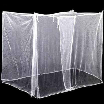 4 Corners Mosquito Net for Bed Mosquiteros para Camas Bed Netting Canopy Rectangular Mosquito Mesh for Camping Home Outdoor Travel Dormitory Decor (L)