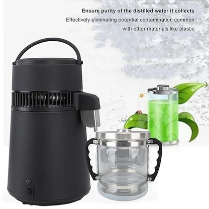 6L Water Distiller Glass Jar for Home Dental Beauty Water Distiller, Replacement Glass Collection Bottle Distiller Water Container, Water Purifier Filter for Home Countertop