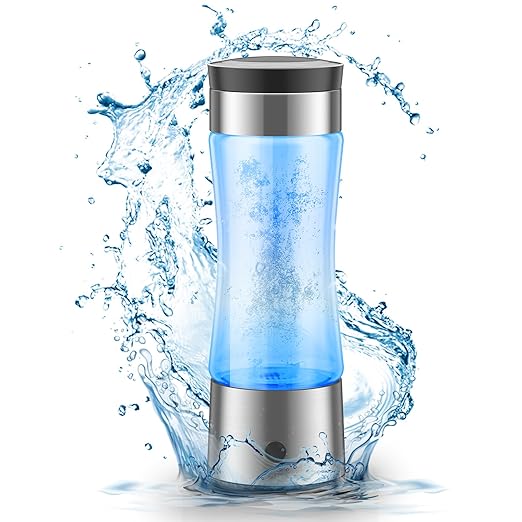 3 in 1 Hydrogen Water Bottle, Hydrogen Water Bottle Generator with SPE PEM Technology Water Ionizer,Portable Rechargeable 3 Min Quick Electrolysis - Suitable for Home，Office, Travel