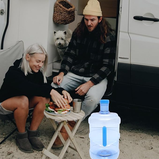 Alipis Water Storage 2 Gallon Water Jug Plastic Water Bottle Gallon Jug with Handle 7.5L Portable Water Container Water Kettle Camping Water Tank Water Pitcher for Outdoor Home