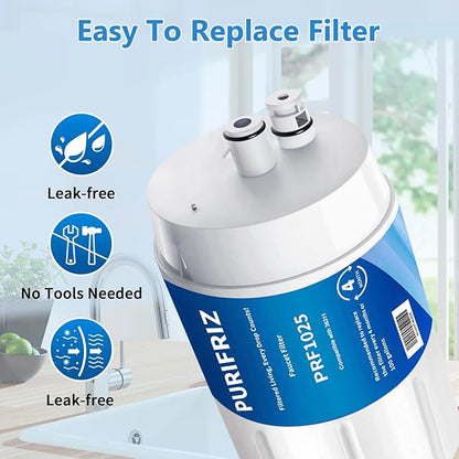 2 Pack Faucet Filter Replacement Compatible with Brita Faucet Filter, Brita® 36311 On Tap Water Filter System, Brita® FR-200, FF-100 and All Brita Tap Water Filters, 4 Month / 100 Gallon