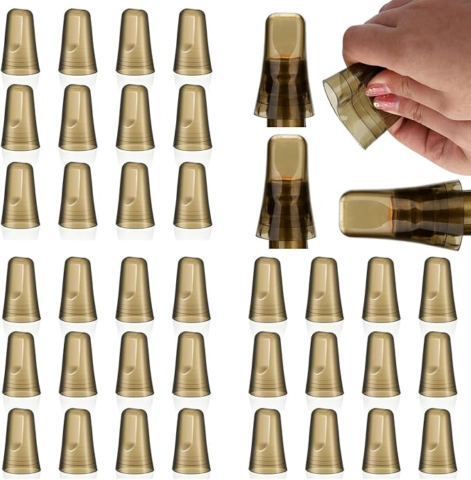 RHBLME 25 Pieces of Pour Spout Covers, Universal Liquor Bottle Covers Translucent Dispenser Liquor Bottle Covers Bottle Cover Dust for Home Kitchen Tools Supplies