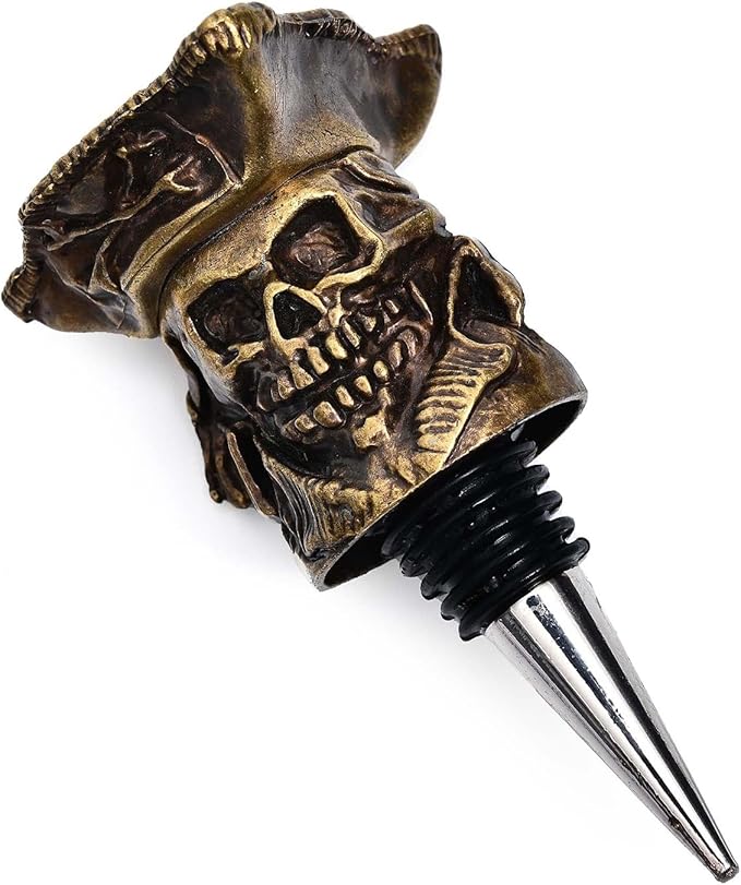 Wine Stopper,Pirate Wine Stoppers for Wine Bottles，Cute Wine Accessories/Kitchen Gadgets