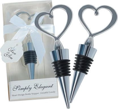 10 PCS Heart-shaped Wine Stoppers Party Decoration Wine Bottle Stopper Fits Standard Bottles, Rubber Seal,Suitable for Wedding Party, Family Dinner, Party Decoration, Party Reception