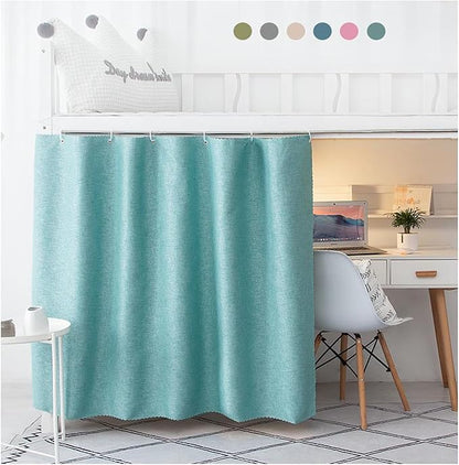 Dorm Home Solid Thicken Bunk Blackout Bed Curtains Cloth Bed Canopy Students Single Sleeper，1panel