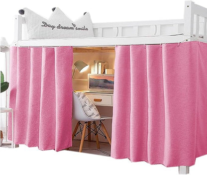 Dorm Home Solid Thicken Bunk Blackout Bed Curtains Cloth Bed Canopy Students Single Sleeper，1panel