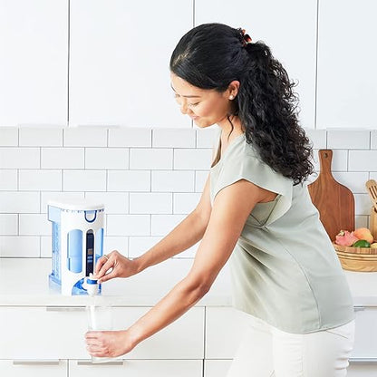 ZeroWater 12-Cup Ready-Read 5-Stage Water Filter Pitcher – 0 TDS for Improved Tap Water Taste - IAPMO Certified to Reduce Lead, Chromium, and PFOA/PFOS