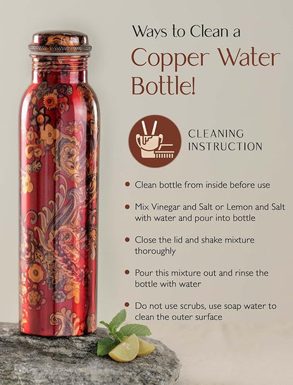 1l Water Bottles - 100% Copper Water Bottle - Copper Water Bottle Ayurvedic, Water Bottles, Adult Water Bottle, Copper Water Bottles, Copper Bottle For Drinking Water, Copper Thermos Water Bottle