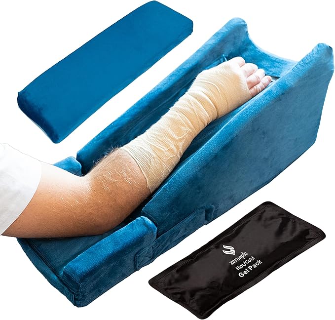 Zomaple Arm Elevation Pillow for Post Surgery Support - Recovery Boost Arm Pillow for Adults After Surgery - Arm Rest Pillow for Bed & Couch with Elbow Pillow [Patented Design]