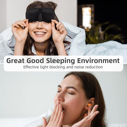 Travel Pillow, Cooling Neck Pillow Airplane Memory Foam with Sleep Mask Earplugs, Soft & Support Airplane Pillow for Travelling Plane Car Train Home Use, Light Green