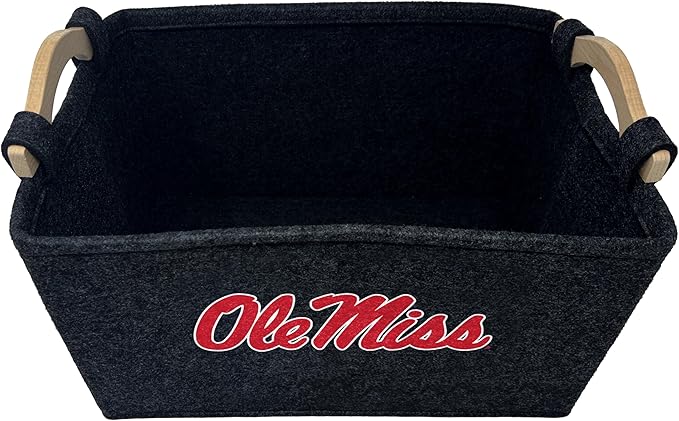 NCAA Officially Licensed Basket | Great for Dog Toys & Home Use (Ole Miss Rebels)