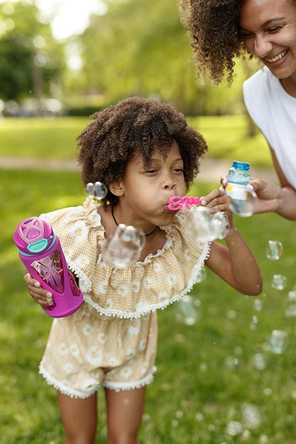 ZULU Torque 16oz Plastic Kids Water Bottle with Silicone Sleeve and Leak