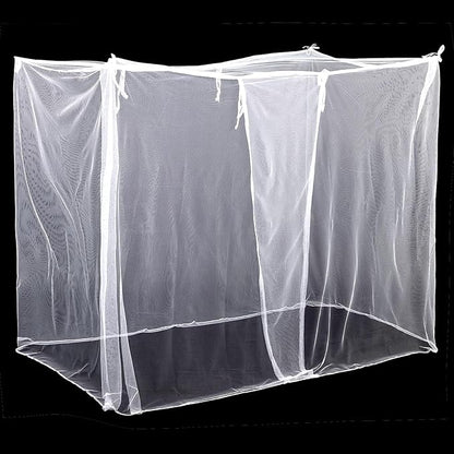 4 Corners Mosquito Net for Bed Mosquiteros para Camas Bed Netting Canopy Rectangular Mosquito Mesh for Camping Home Outdoor Travel Dormitory Decor (M)