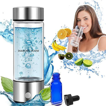 2024 Hydrogen Water Bottle Generator Pro, Alkaline Water Machine, Alkaline Water Machine, Fathers Day Gift for Dad, Water Purifier Bottle for Home Office Gym