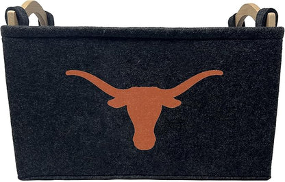 NCAA Officially Licensed Basket | Great for Dog Toys & Home Use (Texas Longhorns)