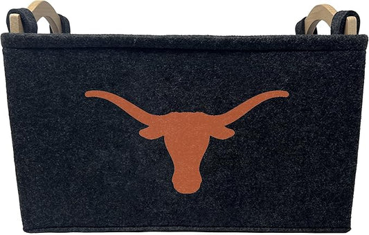 NCAA Officially Licensed Basket | Great for Dog Toys & Home Use (Texas Longhorns)