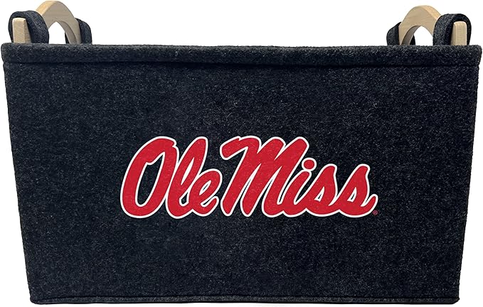 NCAA Officially Licensed Basket | Great for Dog Toys & Home Use (Ole Miss Rebels)