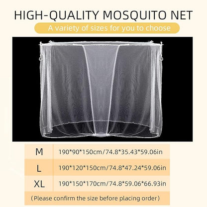 4 Corners Mosquito Net for Bed Mosquiteros para Camas Bed Netting Canopy Rectangular Mosquito Mesh for Camping Home Outdoor Travel Dormitory Decor (XL)