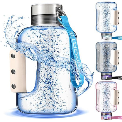 1.5 L Max PEM Hydrogen Water Bottle Hydrogen Water Generator Rechargeable Portable Hydrogen Bottle with SPE/PEM Technology for Portable Family Fitness Gifts, High Capacity(White)