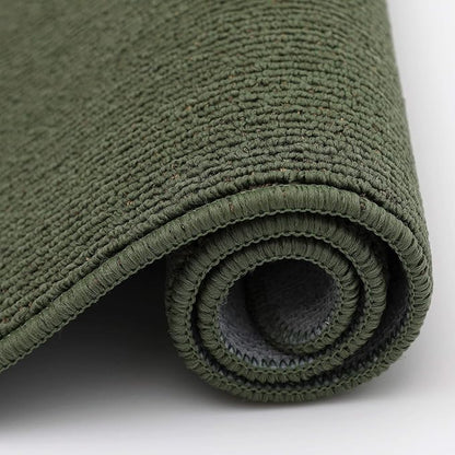 COSY HOMEER 20x30 Inch/20X48 Inch Kitchen Rug Mats Made of 100% Polypropylene Strip TPR Backing 2 Pieces Soft Kitchen Mat Specialized in Anti Slippery and Machine Washable,Green