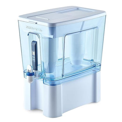 ZeroWater 52-Cup Ready-Read 5-Stage Water Filter Dispenser & Official Replacement Filter - 5-Stage Filter Replacement 0 TDS for Improved Tap Water Taste - System