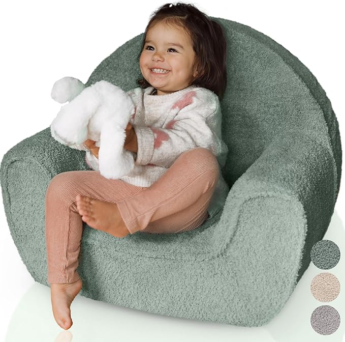 ZICOTO Comfy Kids Chair for Toddler - Portable Super Soft Chair for Gaming and Studying - Modern Chair for Babies Fits Nicely with Any Decor