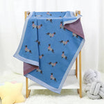 100% Cotton Knitted Blanket for Baby Girls and Boys - Vignette | Home Cozy Nest
