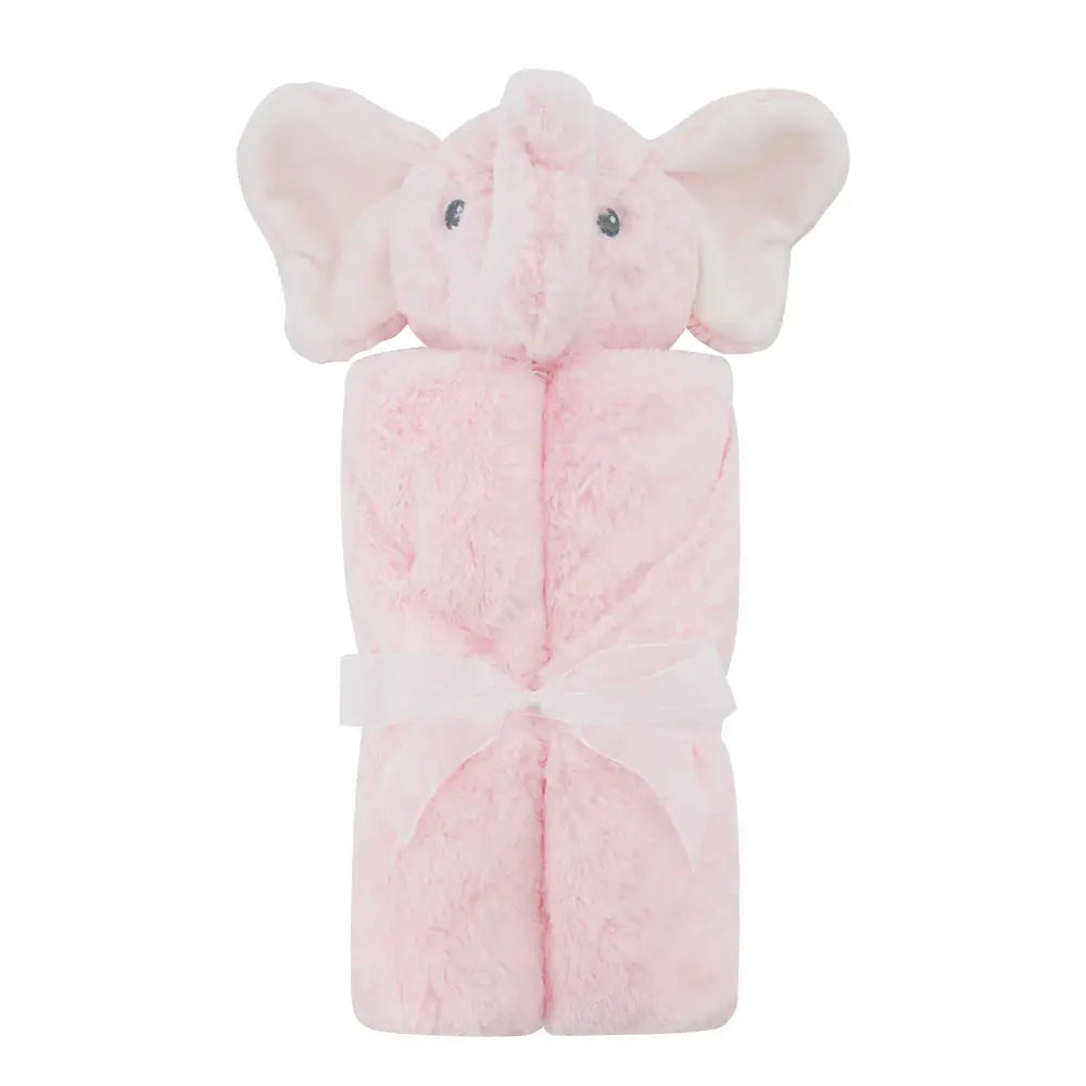 Couverture Doudou éléphant rose