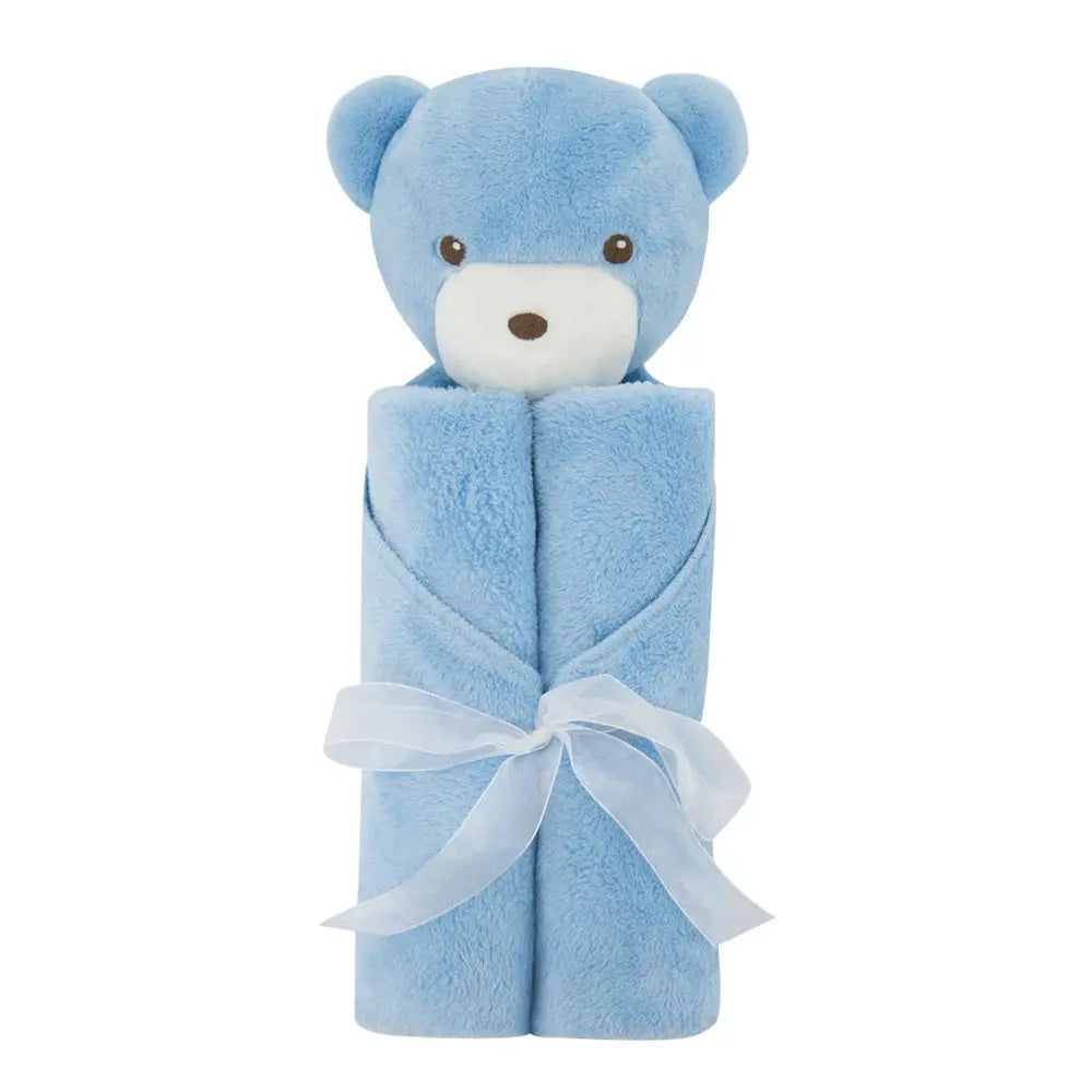 Couverture Doudou ours bleu