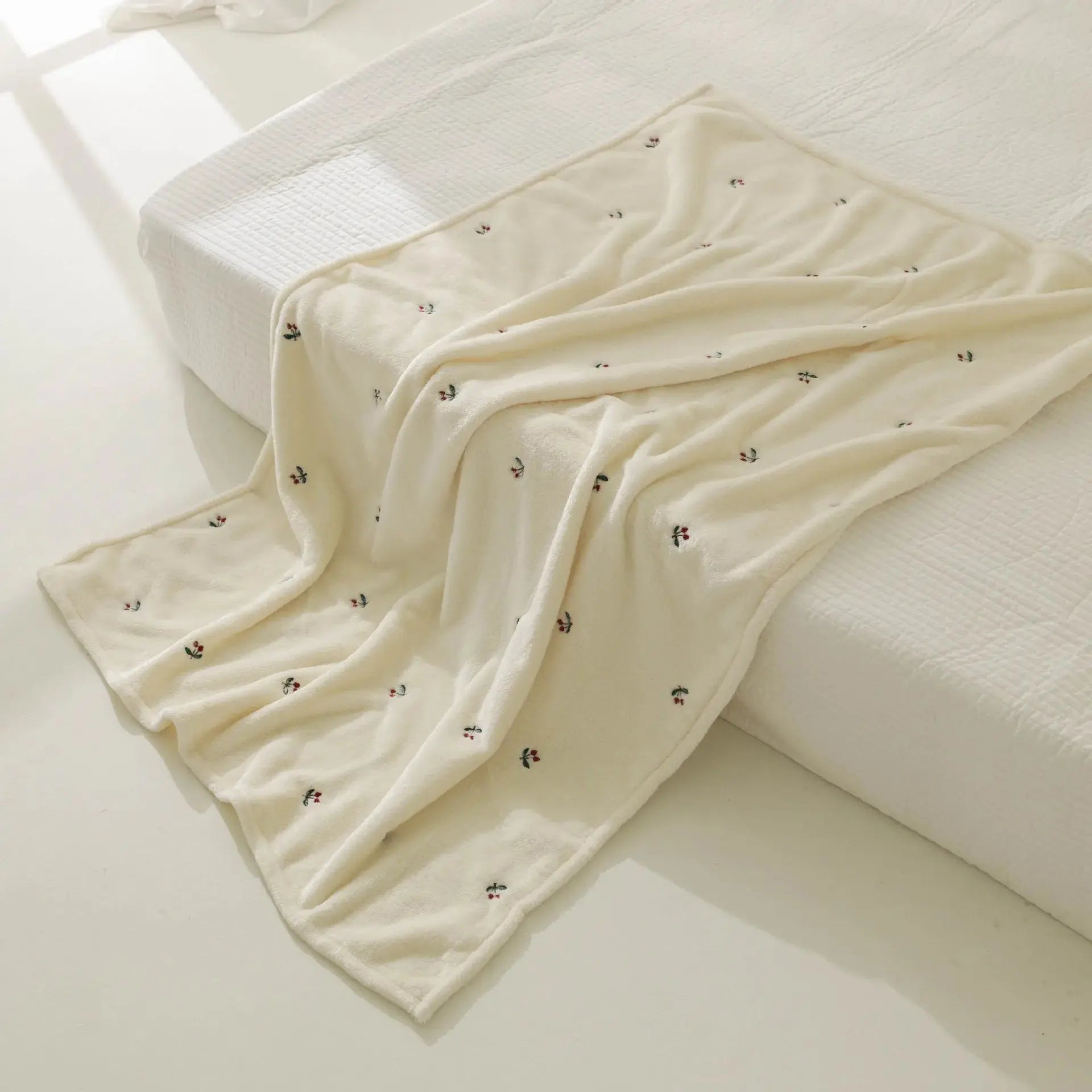 Couverture bébé polaire tulipe