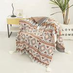 Knitted sofa throw - Vignette | Home Cozy Nest