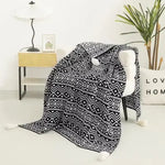 Knitted sofa throw - Vignette | Home Cozy Nest