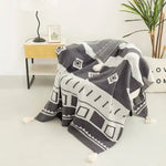 Knitted sofa throw - Vignette | Home Cozy Nest