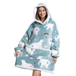 Couverture à capuche pour bébé, enfants et adultes - Vignette | Home Cozy Nest