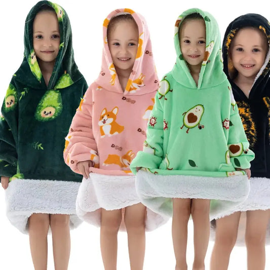 Couverture à capuche pour enfants