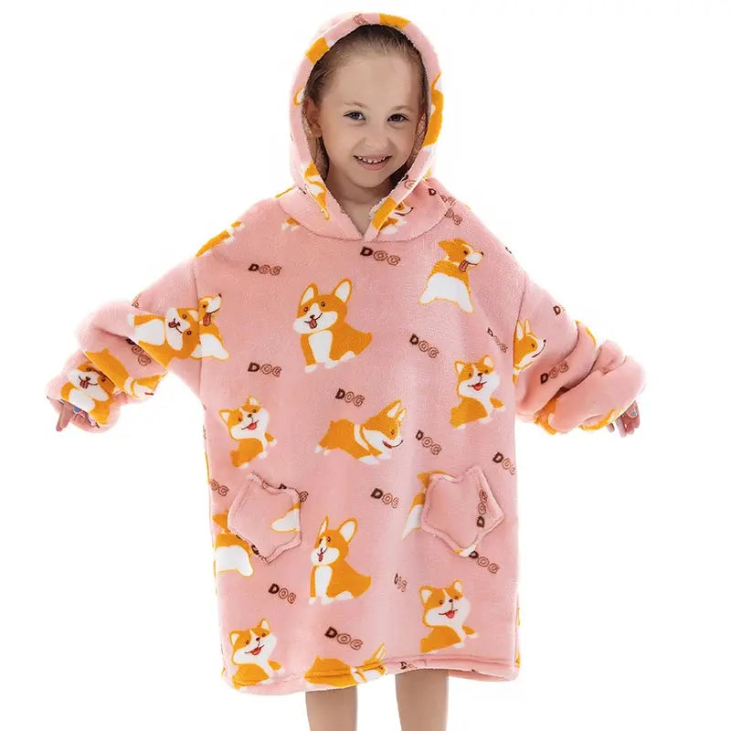 Couverture à capuche toutou rogi
