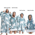 Couverture à capuche pour bébé, enfants et adultes - Vignette | Home Cozy Nest