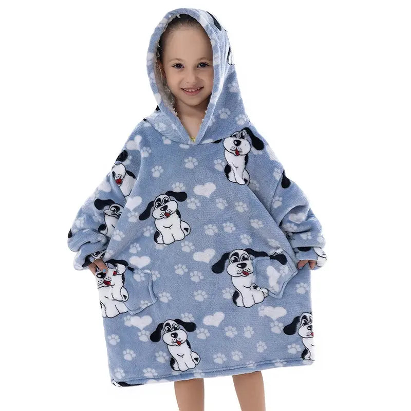 Couverture à capuche toutou