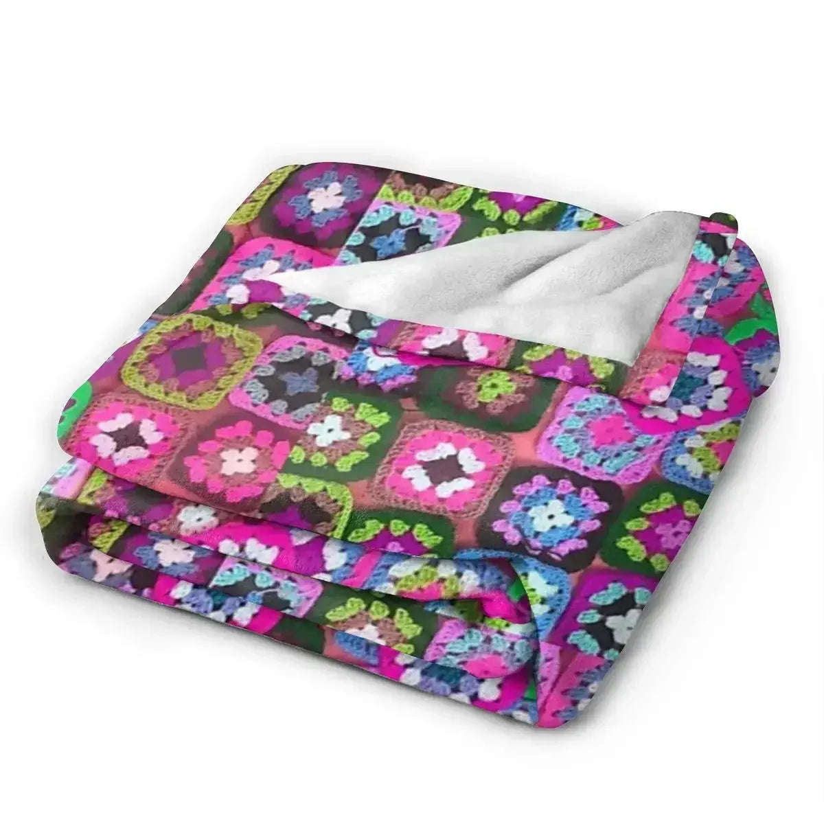 Couverture chaude au crochet 5