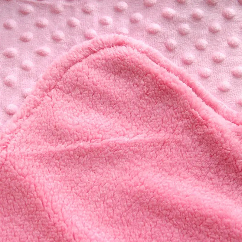 Couverture chaude à double couche pour bébé arrière