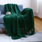 Chaud plaid tricoté à carreaux - Vignette | Home Cozy Nest