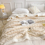 Couverture d'hiver en laine épaisse - Vignette | Home Cozy Nest