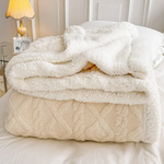 Couverture d'hiver en laine épaisse - Vignette | Home Cozy Nest