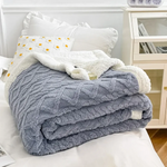 Couverture d'hiver en laine épaisse - Vignette | Home Cozy Nest