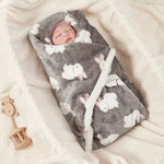 Couverture de Naissance pour Bébé en flanelle - Vignette | Home Cozy Nest